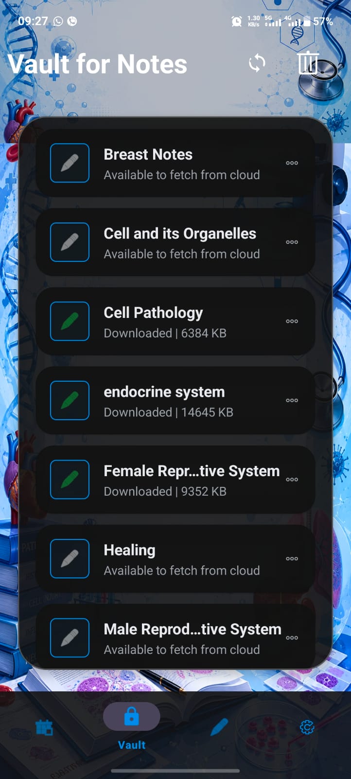Catalog Screen